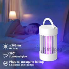 NetHong Electric Mosquito Killer Lamp NON-RECHARGEABLE UV Insect Zapper Fly Trap Light~ - White - View 6