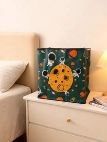 1pc Large Capacity Foldable Storage Bag, 180L/140L/110L Home Storage Bag, Multi-Function Bedding/Clothing/Doll Organizer Bag, Non-Woven Fabric, Waterproof, Dustproof, Suitable For Bedroom, Living Room, Dorm, Hotel