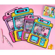 Sacs cadeaux transparents colorés et mignons avec fenêtre et design de poignée, convenant au stockage de bonbons pour les fêtes d'anniversaire, les remises de diplômes, les activités en classe, la décoration de sacs à dos et de chambres