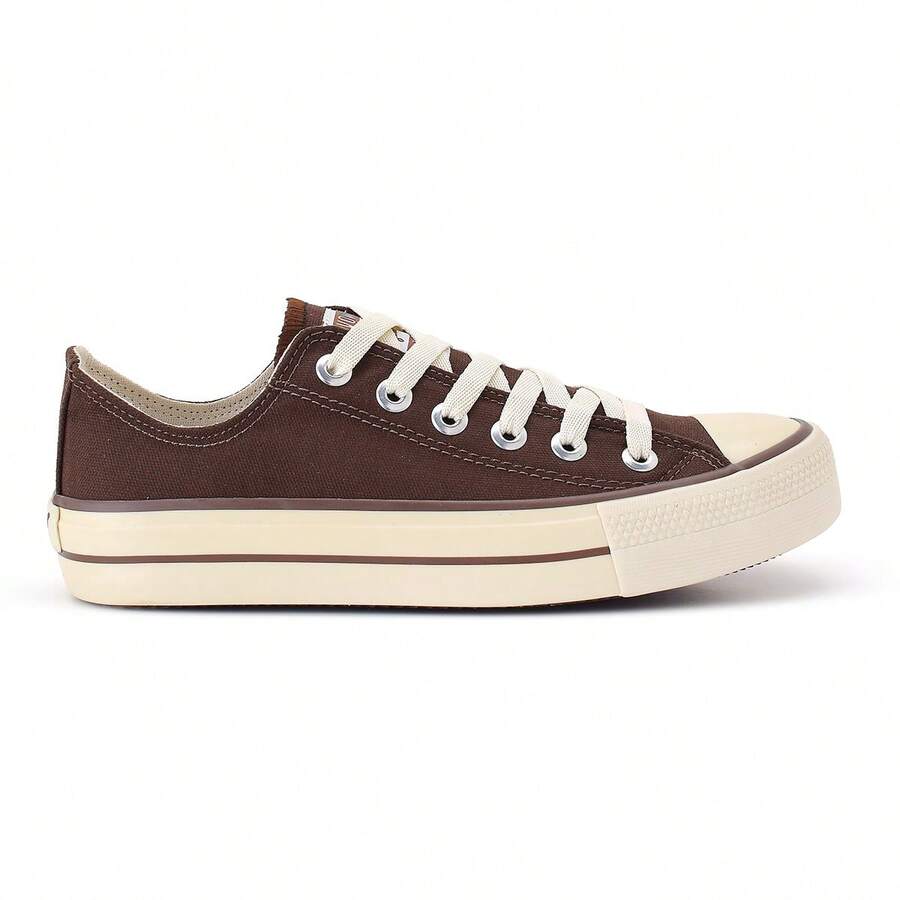 Women's All Casual Classic Basic Vowels Low Top Sneakers - 鏽棕色 - 查看 1