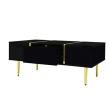 Television Stands & Entertainment Centers - Black + MDF - View 11