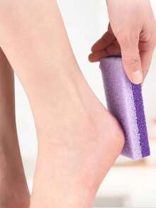 4pcs Purple Pumice Stone, Made Of PU Material, Professional Exfoliating Foot Scrubber, Suitable For Foot, Hand And Body Care - Foot Pumice Stone, Removes Calluses And Corns, Foot Care, Pedicure, Foot Scrub, Foot Exfoliator, Christmas Gift - Purple - View 6