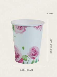 10/50/100 chiếc, cốc giấy 9 oz, chủ đề hoa, cốc dùng một lần trong phòng tắm, cốc đựng nước súc miệng, cốc giấy, cốc uống nước dùng một lần, tiệc tùng, cốc giấy gia dụng và văn phòng, dành cho khách, bạn bè, cốc cà phê dùng một lần, cốc đựng nước, cốc đựng nước ép, cốc đựng kẹo và đồ ăn nhẹ, quà tặng cô dâu, quà tặng, phù hợp cho nhiều lễ hội khác nhau, trang trí tiệc, đồ dùng cho bữa tối gia đình, đồ dùng cho tiệc Giáng sinh - Nhiều màu - Xem 7