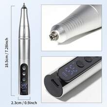 جهاز ملف الأظافر الكهربائي اللاسلكي: احترافي لأظافر الأكريليك والجل والبودرة المغمورة. جهاز ملف الأظافر المحمول مع كل ما تحتاجه لعناية الأظافر والقدمين. قابل للشحن وخفيف الوزن، هدايا عيد الميلاد وعيد الحب