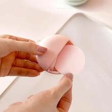 50PCS Hojas de jabón de papel desechables para viaje, mini hojas de jabón de papel, jabón en escamas portátil para viajes al aire libre - Rosa - Ver 6