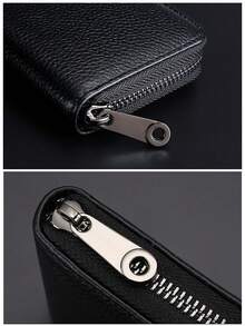 1pc Creative New Fashion PU Leather Travel Business Super Thin Card Holder, Minimalist Compact Portable ID Card Case With 20 Card Slots Anti-Theft Wallet, Coin Purse, Suitable For Holding Bank Cards, ID Cards, Membership Cards, Driver's License, Business Cards, Tickets, Coins, Keys And Other Items, Ideal As Valentine's Day Gift, Christmas Gift, Classmate Gift, Teacher Gift, Souvenir - Multicolor - View 7