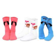 Valentine's Day Socks Women - TeeHee Love Crew Socks 3-Pair Pack - CottonGift Socks For Mom - Women's Shoe 6-9, Men's 8-11 - 如圖709 - 查看 1