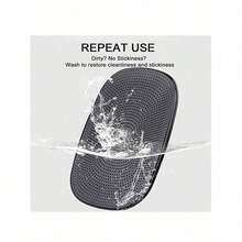 1 件装汽车硅胶 PVC 防滑垫，耐热手机防滑垫 - 黑色 - 查看 7