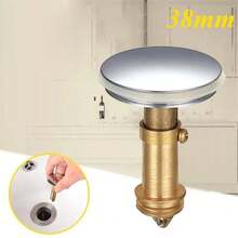 2PCS M8 Brass Basin Sink Bath Replacement Waste Easy Pop Up Click Clack Plug - Gold - View 9