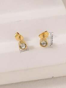 12 زوج من أقراط الأذن المرصعة بحجر الزركونيا لأبراج الأبراج، بتصميم أوروبي وأمريكي