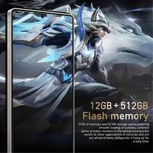 S25Ultra Touchscreen Smartphone 12GB+512GB, 6.8-Inch HD Display, 50MP+13MP Camera, 5000mAh Battery, Dual SIM, Dual Standby, Stylus, Global Use - Headphones, Type-C Charging Cable, Phone Case, Screen Protector - Perfect Christmas Gifts - 灰色 - 查看 10