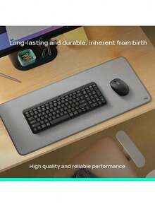 Logitech MK251 Keyboard And Mouse Set, Bluetooth Wireless Keyboard, Office Keyboard For Laptops, Phones, Macs, Tablets, And IPads, Compact Design With Stand (K251+M196) - Pink - View 2