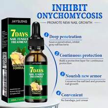 Nail Fungus Treatment & Nail GrowthSerum | Ginger Foot Spray & Plant Essential Oil Essencefor Day Nail Treatment-Cosmetic NourishingStrengthener Oil, Anti-Infection Care & Toenail Repair