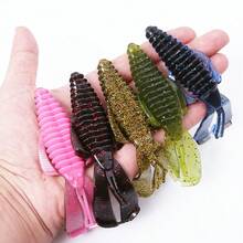 5pcs/15pcs Soft Lure Sinking Shrimp Fishing Bait, Outdoor Fishing Lure