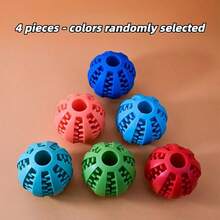 5 Interactive Hamster Food Ball - Tooth And Slow Food Toy, Available In 6 Colors, Suitable For Small Animals Such As Hamsters And Mice To Grind Their Teeth, Clean Their Teeth And Relieve Boredom From High Spring And Summer Vent Emotions Leakage Ball Toy - Multicolor - View 14