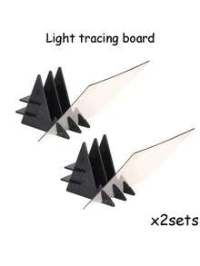 طقم لوحة الرسم الشفافة بالبروجيكشن، لوحات رسم بصرية شفافة مع حامل - أداة مساعدة للرسم والتصوير بالبروجيكشن، حامل عرض بصري للرسم، أداة صنع DIY للإبداع الفني، لوازم الرسم والتصوير، تشمل قلم الرسم، متوافق مع الهواتف المحمولة واللوحات، مثالي للفنانين والهواة، عودة إلى المدرسة، لوازم مدرسية