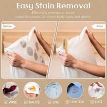 3 Pcs Wood Laundry Stain Brush Stain Remover Brushes With Boar Bristle Small Stain Brush For Clothes For Scrubbing Stains From Furniture Fabric Leather(3 Pcs A)