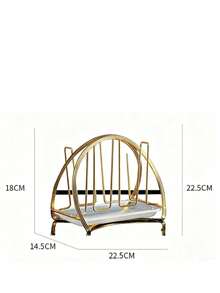 Moderno y lujoso estante colgante para tazas de vidrio con bandeja, estantería de drenaje para uso en el hogar y la sala de estar