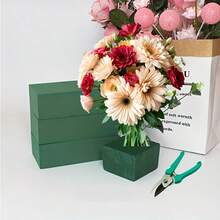 10 blocuri de spumă florală verde romantică (dimensiuni 10,9 cm x 7,3 cm x 4,4 cm), spumă de înaltă densitate, cu dublă utilizare, umedă/uscată, potrivită pentru decorațiuni cu flori proaspete și artificiale, potrivită pentru obiecte de artizanat lucrate manual, aranjamente centrale pentru masă de nuntă și petreceri, potrivită pentru 30 de scene, decorațiuni de nuntă, decorațiuni pentru evenimente, decorațiuni multifuncționale, decorațiuni durabile, decorațiuni pentru petreceri, spumă decorativă, decorațiuni de lungă durată, blocuri decorative din spumă, organizatori de evenimente.