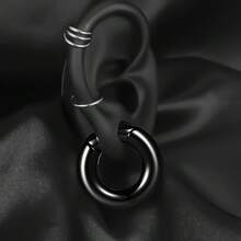 1pc Stainless Steel Fashion Round Ear Weights Hangers Ear Gauges Plugs Expander Piercing Body Jewelry Women Stretcher Earrings New