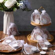 D150 Pcs Baby Shower Party Favors For Guests Rustic Wood Baby Shower Gifts Include 50 Tea  Candles 50 Rustic Floral Thank You Cards 50 Return Gift Bags For Gender Reveal Party Plies10 - chủ yếu là người da trắng - Xem 3