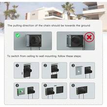 Outdoor Cordless Roller Shade 8' W X 8' H With Spliced Design, 220GSM Roll Up Blinds Shade For Patio, Yard, Deck And Porch, Wheat - 灰色燈芯 - 查看 9