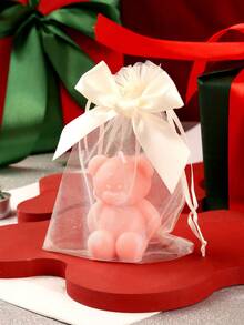 Bougies ours, décorations de Noël, décoration créative pour chambre à coucher, décoration de salon, bougies parfumées pour la Saint-Valentin, idéales pour la décoration de Noël, de fête, de fête, les dîners aux chandelles, la création d'ambiances intérieures, les mariages, la décoration de table et les salles de réception. La Saint-Valentin répond à la fois à un besoin de signification rituelle et de sentiment de sécurité. Cadeaux de Noël.
