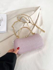 Fashionable Casual Party Versatile Chain Handbag For Women - Pink - View 7