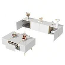 Television Stands & Entertainment Centers - 白色+MDF+40-49英寸 - 查看 9
