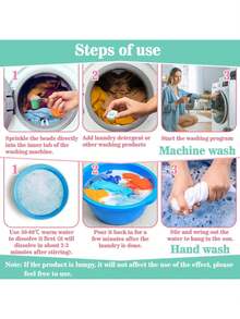 强效除臭洗衣香珠，适用于薰衣草、海洋香型、清洁衣物香珠颗粒，留香持久，多种香味可选，送给家人朋友节日礼物（新老款随机发） - 紫色 - 查看 9