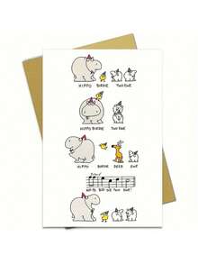 Biglietto di Buon Natale con busta - 1 pezzo, biglietto di auguri in carta premium per chiunque, design festivo con mucca e ornamenti, messaggi personalizzati per amici e famiglia, carte universali per la celebrazione del Natale - Multicolore - Visualizzare 11