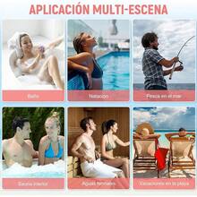 Poncho Microfibra Natacion, para Natacion Secado Rápido y Cómodo, de Baño con Capucha, Poncho de Toalla para Cambiarse para Mujeres y Hombres en Playa, Surf y Natación (Azul) - Rosa - Ver 8