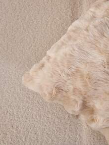 1 chiếc vỏ gối trang trí giả lông thỏ màu be nhuộm tie-dye (không bao gồm ruột gối), vỏ gối nhung mềm mại hiện đại có khóa kéo, thích hợp cho gia đình, ghế sofa, phòng khách. - Lạc đà - Xem 5