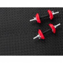 16 colchonetas de espuma para ejercicios, colchonetas para suelos de madera, baldosas de EVA con clip, para gimnasio en casa, colchoneta de yoga (30 cm x 30 cm) - Negro - Ver 8