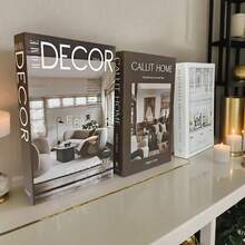 Modern Foldable Fake Book Decor, Minimalist Decorative Book Shelf Desktop Ornament Decorative Books For Home Decor -Faux Books Stylish Decoration Rustic Farmhouse Stacked Display Book Shelf Decor For Living Room, Aesthetic Books For Shelf Decor, Coffee Table Centerpiece, Ideal Festive Gift For Home Enthusiasts & Interior Design Lovers Must - Have Holiday & Home Decor Essential