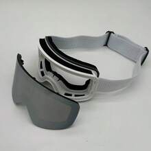 Gafas de esquí con doble lente antivaho, gafas protectoras para esquí y snowboard de invierno para uso en exteriores, modelo talla grande reciente 2025