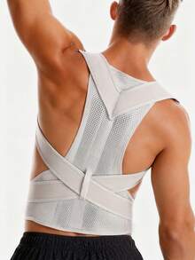 2025 New 1-Piece Adjustable Shoulder Strap Unisex Back Support, Fully Adjustable For Comfort & Breathability, Enhances Body Confidence, Lightweight & Flexible For Daily Wear, Office, Workout, Fitness, Waist Trainer