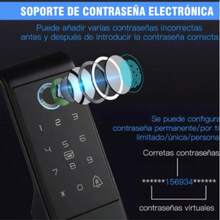 Chapa Cerradura Inteligente Electrónica Exterior Impermeable - Unitalla - Ver 4