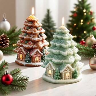 Christmas Tree Silicone Mold, Candle Mold, DIY Craft Mold For Making Aromatherapy, Plaster, Handmade Soap, Christmas Decorations, Christmas Gifts