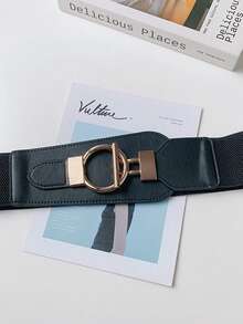 Un cinturón ancho sin puntos de mujer Shapeshift, con cintura elástica y extensible, adecuado para combinar con abrigos, suéteres, blazers, vestidos, cinturón elástico y ajustable para damas, accesorio decorativo y versátil de cintura ancha, adecuado para cualquier temporada. - Multicolor - Ver 10