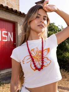 1 pieza Collar de efecto de ampliación gradual tejido con cuentas de plástico de estilo bohemio geométrico, collar largo para mujer, adecuado para vacaciones, viajes, regalos y uso diario