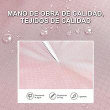 RFID Mochilas para estudiantes universitarios, Mochila de Viaje impermeable, Mochila para mujeres y hombres, Mochila para Laptop de 15.6 pulgadas, para escuela, viajes, oficina - rosa - Ver 4