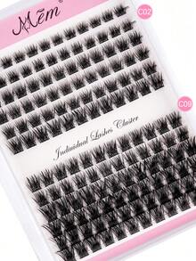 Miss Wink Verlängerungs-Mischset, 12 Reihen, Länge 12-16mm, Locken C/D, Durchmesser 0,07mm, 144 Stücke wasserfeste Nerz-Wimpern, geeignet für den täglichen Gebrauch oder für Anlässe