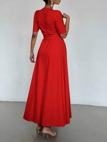 Women Prom Dresses - Red - View 2