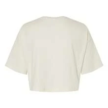 BELLA + CANVAS Womens/Ladies Jersey Crop TShirt (Vintage White) - White - View 2