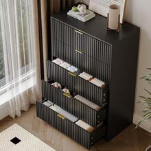 BVFUKA 5 Drawer Dresser For Bedroom, Tall Dresser Chest Of Drawers With Gold Handles, 32 Inch Wide Nightstand With For Bedroom, Living Rooms, Offices, And Entryways, Black - 黑色 - 查看 4