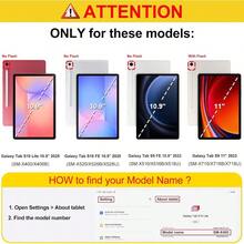 YQQ Fintie Hybrid Slim Case For Samsung Galaxy Tab S10 Lite S10 FE S9 FE 10.9 Inch Tab S9 11 Inch With S Pen Holder Shockproof Cover With Clear Transparent Back Shell Auto Wake Sleep Lilac Purple5801 - Tím tử đinh hương - Xem 2