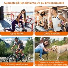 Tobillera y muñequera, dos correas de contrapeso de 1 libra, pesas de silicona para yoga pilates gimnasio, ajustable innovador cómodo producto moderno para el ejercicio, caminar, trotar, yoga y pilates (2LB (2X1LB)) (Rosa) - 1 - Ver 2