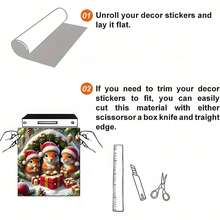 1 pieza Imán plano con estampado de ardilla navideña, fácil de limpiar en lavavajillas, sin necesidad de adhesivo, apto para electrodomésticos de cocina (lavavajillas, refrigerador), decoración navideña, accesorios estacionales para el hogar, lavable y reutilizable, decoración interior