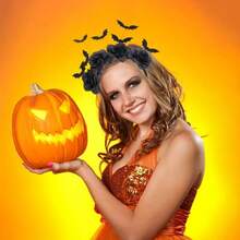 Halloween Scary Bat Skull Headband, Ghost Festival Party Gathering, Funny Bat Wings, Spider Headband Hair Accessories, Photo And Photography Props, Hair Band, Hair Hoop